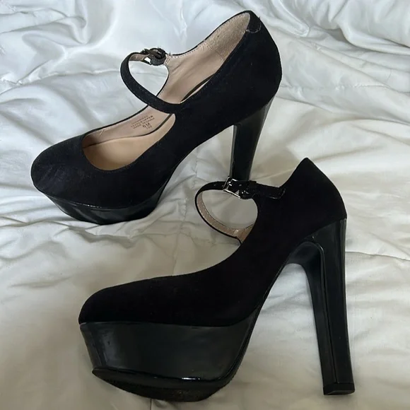 Women’s g by guess black heels size 6 - Picture 3 of 7